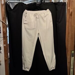 TNA White Track Pants Relaxed Fit Joggers